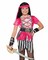 Child's Girls Swashbuckler Pink Pirate Printed Costume Sublimation Shirt